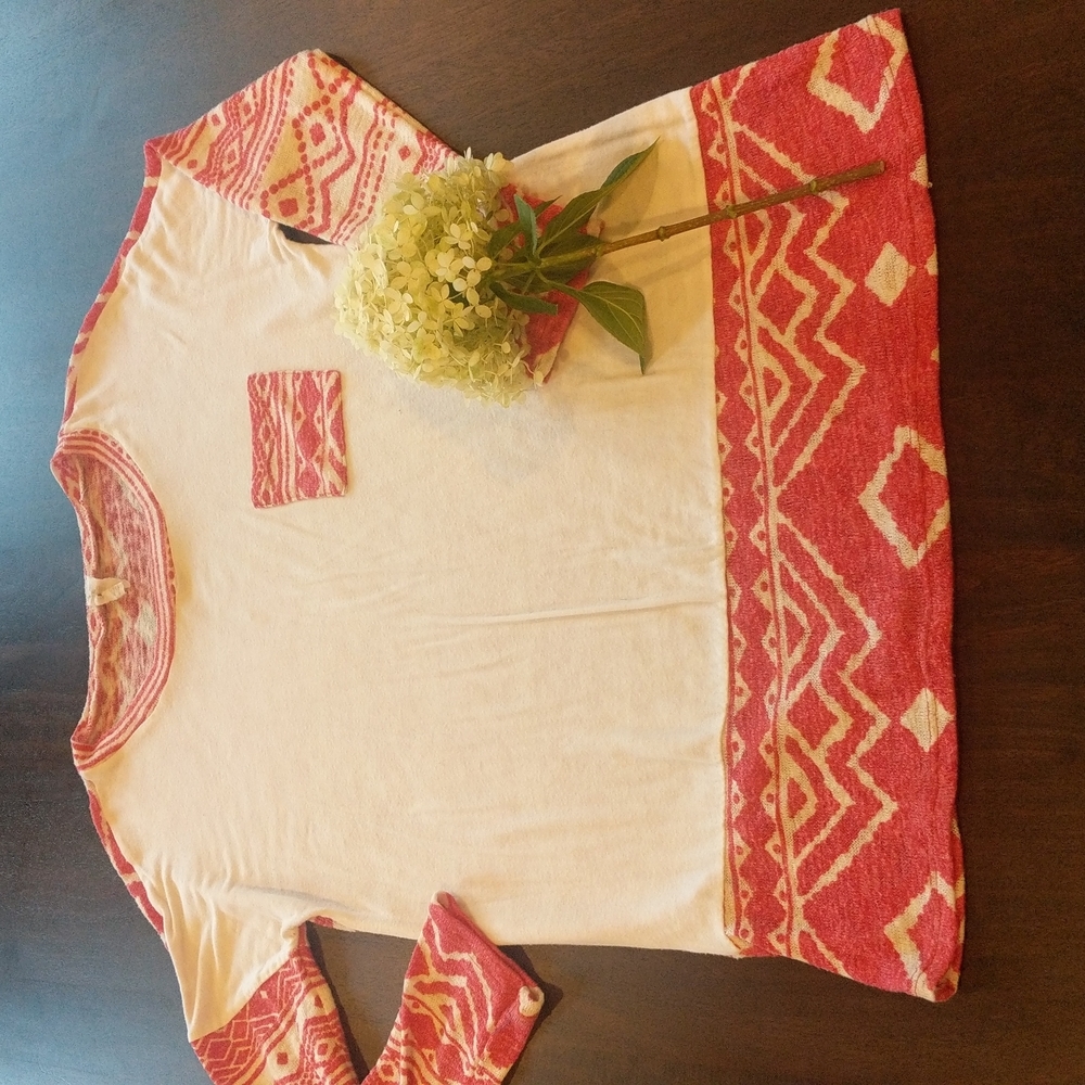 Geometric Long Sleeve Tee